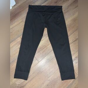 No Boundaries Black Ankle Length Cuffed Joggers w/ Drawstring Waist Sz XL